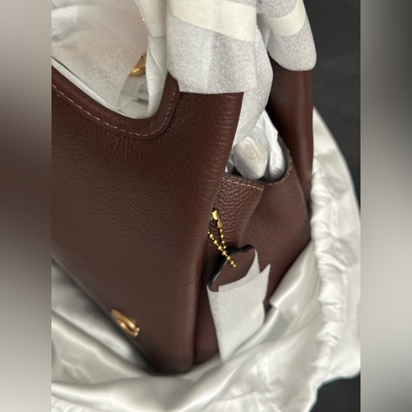 Coach Brown Leather Handbag Lana 23 - Picture 5 of 5